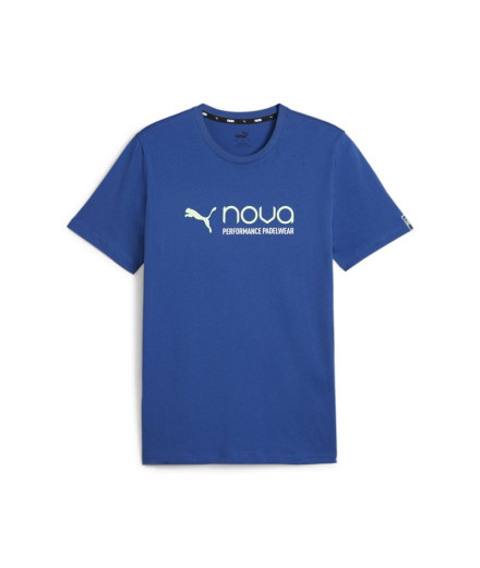 Camiseta pádel por Puma Individual Padel Blue Homem