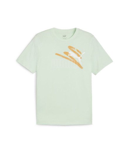 Camiseta Puma Essentials+ AB Verde verão Homem