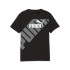 Camiseta Puma Power Graphic Preto Infantil