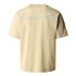 Camiseta The North Face Zumu S/S Homem Bege