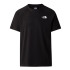 Camiseta de Montanha The North Face S/S North Faces Homem Preto