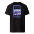 Camiseta de Montanha The North Face S/S North Faces Homem Preto