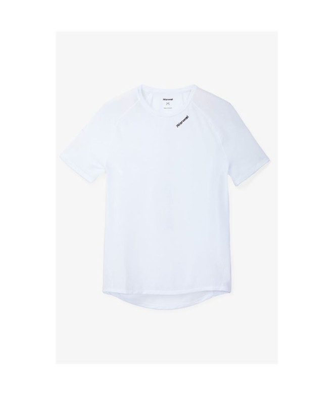 Camiseta de Trail Nnormal Race Homem White