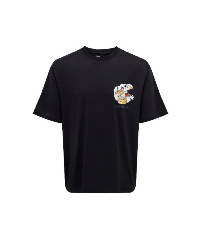 Camiseta Only & Sons Onsdisney Life Rlx Preto...