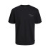Camiseta Homem Jack And Jones Lisa Crewneck Preto