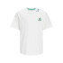 Camiseta Jack & Jones Jorcole T-shirt com estampado nas costas Ss Volume Mni Branco