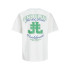 Camiseta Jack & Jones Jorcole T-shirt com estampado nas costas Ss Volume Mni Branco