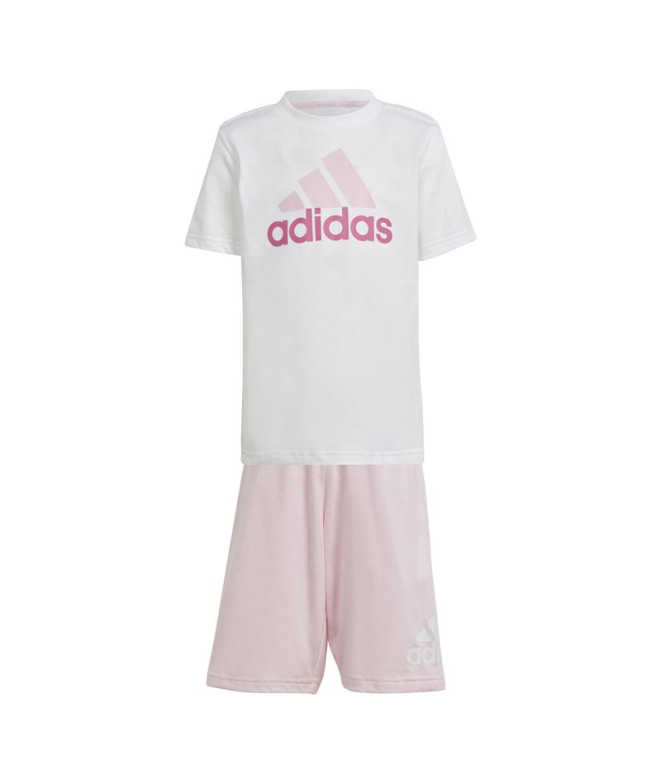 Conjunto adidas Lk Bl Co Set Infantil Branco