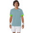 Camiseta de Tênis ASICS Court Ss Top Homem Aquamarine/Lime