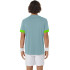 Camiseta de Tênis ASICS Court Ss Top Homem Aquamarine/Lime