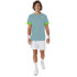 Camiseta de Tênis ASICS Court Ss Top Homem Aquamarine/Lime