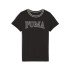 Camiseta Puma QUAD G Preto Infantil