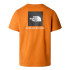 Camiseta de Montanha The North Face S/S Redbox Homem Castanho