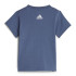 Conjunto adidas I Lin Co Set Infantil Azul/Cinza