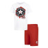 Conjunto Converse Squiggle S/Se+Ft Menino Branco/Vermelho