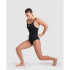 Fato de banho de Natação Arena Team Swim Mulher Preto/branco
