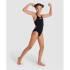 Fato de banho de Natação Arena Team Swim Infantil Preto/branco