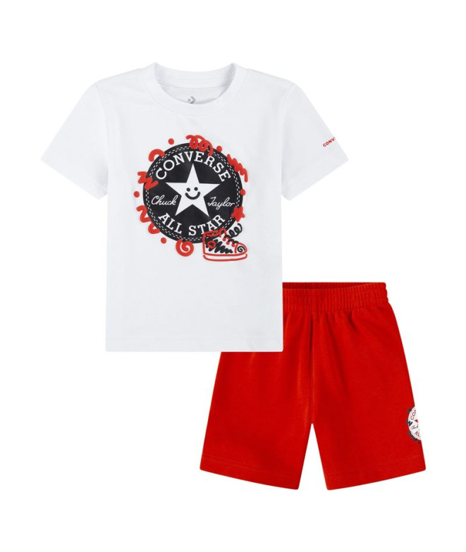 Conjunto Converse Squiggle S/Se+Ft Menino...