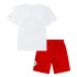 Conjunto Converse Squiggle S/Se+Ft Menino Branco/Vermelho