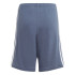 Conjunto adidas 3Bands Infantil Branco Azul