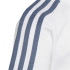 Conjunto adidas 3Bands Infantil Branco Azul