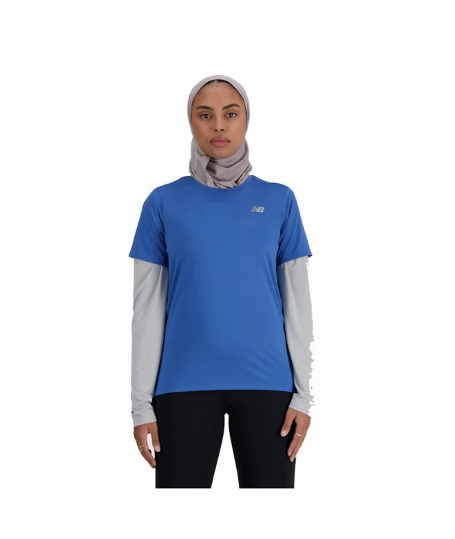 Camiseta New Balance Mulher Essenciais para...
