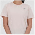 Camiseta New Balance Mulher Essenciais desportivos cor-de-rosa