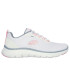 Sapatilhas Skechers Flex Appeal 5.0 Mulher Branco/Rosa/Azul