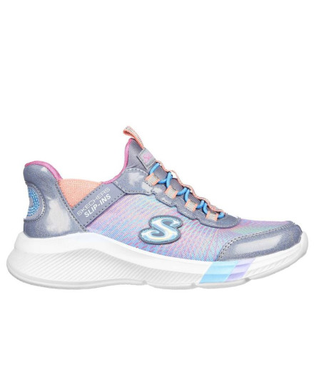 Sapatilhas Skechers Menina Dreamy Lites Slip-Ins - Cor Gis