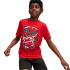 Camiseta Infantil Puma Basketball Blueprint Vermelho