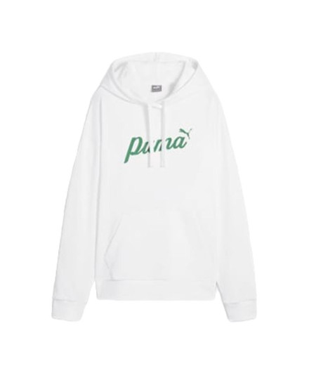 Moletom Mulher Puma Essentials+ Script Branco
