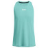 Camiseta Basquetebol Under Armour Baseline Homem de Verde