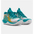 Sapatilhas Basquetebol Under Armour Infantil de GS JET '23 Cinzento