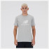 Camiseta New Balance Homem Sport Essentials Logo Cinzento