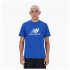 Camiseta New Balance Homem Logótipo Sport Essentials Azul