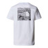 Camiseta de Montanha The North Face S/S Redbox Celebration Homem White