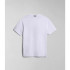Camiseta Napapijri S-Bollo Ss 1 Branco 002 Homem