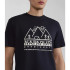 Camiseta Napapijri S-Faber Preto 041 Homem