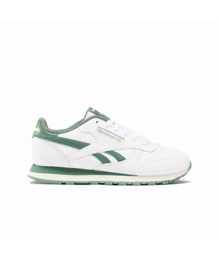 SapatilhasReebok Classic Couro Infantil Branco/verde