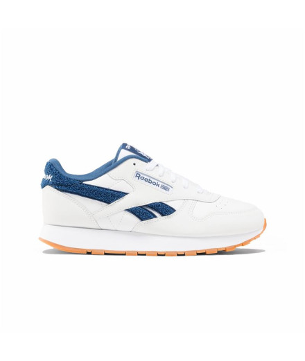 SapatilhasReebok Classic Couro Infantil Branco/azul