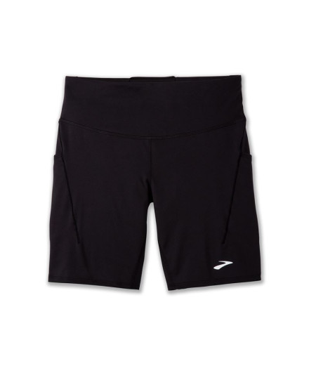 Calça Running Brooks Mulher de Spark 8" Preto