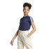 Camiseta adidas Essentials 3-Stripes Mulher Azul