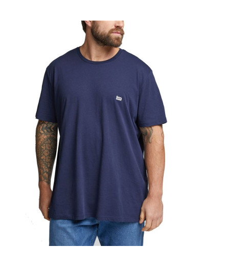 Camiseta Lee Ss Patch Logo Navy Homem