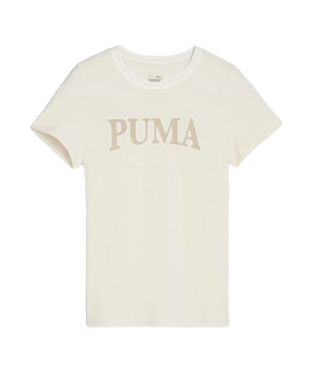 Camiseta Puma Squad Branco Infantil