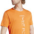 Camiseta por Trail adidas Agravic Terrex Homem Laranja