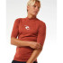 Collants de Surfar Rip Curl Waves Upf Perf S/S Homem Vermelho