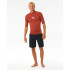 Collants de Surfar Rip Curl Waves Upf Perf S/S Homem Vermelho