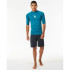 Collants de Surfar Rip Curl Waves Upf Perf S/S Homem Azul