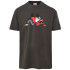 Camiseta de fitness Kappa 222 Banda pop negra