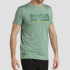 Camiseta a partir de Montanha +8000 Lasten Verde Vigore Homem